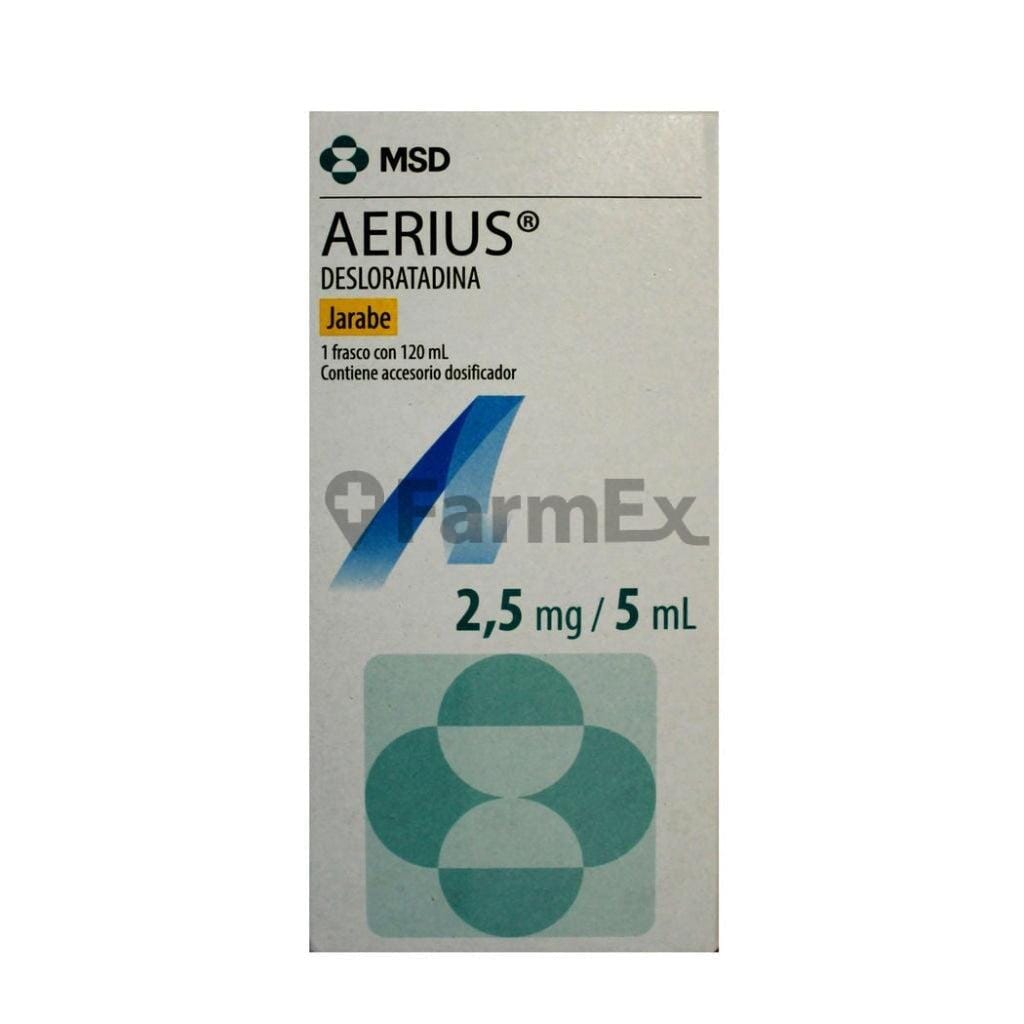 Aerius 2,5 mg / 5 mL x 120 mL Farmex-Pluxee-Persistente